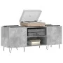 Concrete gray plywood disc cabinet 121x38x48 cm by vidaXL, CD and DVD storage - Ref: Foro24-831680, Price: 72,06 €, Discount: %