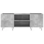 Plattenschrank aus betongrauem Sperrholz, 121 x 38 x 48 cm von vidaXL, CD- und DVD-Speicher - Ref: Foro24-831680, Preis: 72,0...