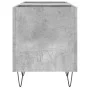 Concrete gray plywood disc cabinet 121x38x48 cm by vidaXL, CD and DVD storage - Ref: Foro24-831680, Price: 72,06 €, Discount: %