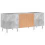 Plattenschrank aus betongrauem Sperrholz, 121 x 38 x 48 cm von vidaXL, CD- und DVD-Speicher - Ref: Foro24-831680, Preis: 72,9...