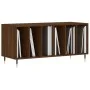 Scheibenschrank aus braunem Eichensperrholz, 100 x 38 x 48 cm von vidaXL, CD- und DVD-Speicher - Ref: Foro24-831747, Preis: 8...