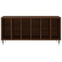 Brown oak plywood disc cabinet 100x38x48 cm by vidaXL, CD and DVD storage - Ref: Foro24-831747, Price: 81,75 €, Discount: %