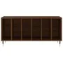 Scheibenschrank aus braunem Eichensperrholz, 100 x 38 x 48 cm von vidaXL, CD- und DVD-Speicher - Ref: Foro24-831747, Preis: 8...
