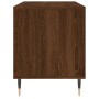 Scheibenschrank aus braunem Eichensperrholz, 100 x 38 x 48 cm von vidaXL, CD- und DVD-Speicher - Ref: Foro24-831747, Preis: 8...