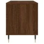Scheibenschrank aus braunem Eichensperrholz, 100 x 38 x 48 cm von vidaXL, CD- und DVD-Speicher - Ref: Foro24-831747, Preis: 8...