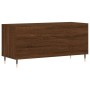 Brown oak plywood disc cabinet 100x38x48 cm by vidaXL, CD and DVD storage - Ref: Foro24-831747, Price: 81,75 €, Discount: %