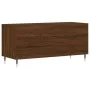 Scheibenschrank aus braunem Eichensperrholz, 100 x 38 x 48 cm von vidaXL, CD- und DVD-Speicher - Ref: Foro24-831747, Preis: 8...
