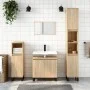 Armario de baño madera de ingeniería roble Sonoma 58x33x60 cm de vidaXL, Tocadores de baño - Ref: Foro24-831591, Precio: 64,7...