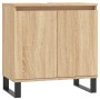 Armario de baño madera de ingeniería roble Sonoma 58x33x60 cm de vidaXL, Tocadores de baño - Ref: Foro24-831591, Precio: 65,7...