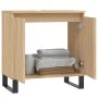 Armario de baño madera de ingeniería roble Sonoma 58x33x60 cm de vidaXL, Tocadores de baño - Ref: Foro24-831591, Precio: 64,7...