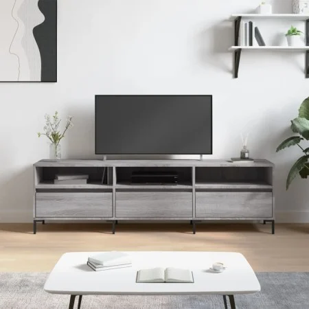 TV-Schrank aus grauem Sonoma-Sperrholz, 150 x 30 x 44,5 cm von vidaXL, TV-Möbel - Ref: Foro24-831290, Preis: 102,55 €, Rabatt: %
