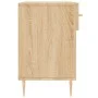 Banco zapatero madera de ingeniería roble Sonoma 102x35x55 cm de vidaXL, Zapateros y organizadores de calzado - Ref: Foro24-8...