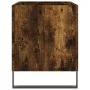 Mueble discos madera contrachapada roble ahumado 74,5x38x48 cm de vidaXL, Almacenamiento para CD y DVD - Ref: Foro24-831737, ...