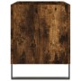 Scheibenschrank aus geräuchertem Eichensperrholz, 74,5 x 38 x 48 cm von vidaXL, CD- und DVD-Speicher - Ref: Foro24-831737, Pr...