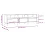 TV-Schrank aus Sonoma-Eichensperrholz, 150 x 30 x 44,5 cm von vidaXL, TV-Möbel - Ref: Foro24-831255, Preis: 87,58 €, Rabatt: %