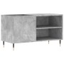 Concrete gray engineered wood disc cabinet 85x38x48 cm by vidaXL, CD and DVD storage - Ref: Foro24-831696, Price: 44,26 €, Di...