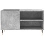Concrete gray engineered wood disc cabinet 85x38x48 cm by vidaXL, CD and DVD storage - Ref: Foro24-831696, Price: 44,26 €, Di...