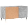Concrete gray engineered wood disc cabinet 85x38x48 cm by vidaXL, CD and DVD storage - Ref: Foro24-831696, Price: 44,26 €, Di...