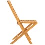 Klappbare Gartenstühle, 2 Stück, massives Teakholz, 47 x 63 x 90 cm von vidaXL, Gartenstühle - Ref: Foro24-362755, Preis: 179...