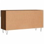 Shoe bench engineered wood oak brown 102x35x55 cm by vidaXL, Shoe racks and shoe organizers - Ref: Foro24-829739, Price: 51,9...