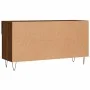 Shoe bench engineered wood oak brown 102x35x55 cm by vidaXL, Shoe racks and shoe organizers - Ref: Foro24-829739, Price: 51,9...