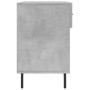 Banco zapatero madera de ingeniería gris hormigón 102x35x55 cm de vidaXL, Zapateros y organizadores de calzado - Ref: Foro24-...