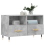 TV-Schrank aus betongrauem Sperrholz, 80 x 36 x 50 cm von vidaXL, TV-Möbel - Ref: Foro24-828952, Preis: 47,03 €, Rabatt: %