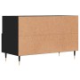 Schwarzer TV-Schrank aus Sperrholz, 80 x 36 x 50 cm von vidaXL, TV-Möbel - Ref: Foro24-828949, Preis: 52,84 €, Rabatt: %