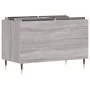 Plywood gray Sonoma wood record cabinet 74.5x38x48 cm by vidaXL, CD and DVD storage - Ref: Foro24-831722, Price: 37,95 €, Dis...