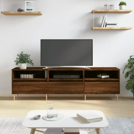 TV-Schrank aus braunem Eichensperrholz, 150 x 30 x 44,5 cm von vidaXL, TV-Möbel - Ref: Foro24-831275, Preis: 93,62 €, Rabatt: %