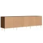 TV-Schrank aus braunem Eichensperrholz, 150 x 30 x 44,5 cm von vidaXL, TV-Möbel - Ref: Foro24-831275, Preis: 93,62 €, Rabatt: %
