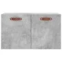 Armario de pared madera ingeniería gris hormigón 60x36,5x35 cm de vidaXL, Taquillas y armarios de almacenamiento - Ref: Foro2...