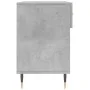 Betongraue Schuhbank aus Holzwerkstoff, 102 x 35 x 55 cm von vidaXL, Schuhregale und Schuhorganisatoren - Ref: Foro24-829720,...