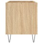 Plattenschrank aus Sonoma-Eichensperrholz, 74,5 x 38 x 48 cm von vidaXL, CD- und DVD-Speicher - Ref: Foro24-831727, Preis: 37...