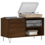 Mueble de discos madera de ingeniería marrón roble 85x38x48 cm de vidaXL, Almacenamiento para CD y DVD - Ref: Foro24-831707, ...