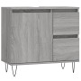 Armario de baño madera contrachapada gris Sonoma 65x33x60 cm von vidaXL, Badezimmermöbel - Ref: Foro24-831610, Preis: 65,10 €...