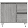 Armario de baño madera contrachapada gris Sonoma 65x33x60 cm von vidaXL, Badezimmermöbel - Ref: Foro24-831610, Preis: 65,10 €...