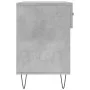 Banco zapatero madera de ingeniería gris hormigón 102x35x55 cm de vidaXL, Zapateros y organizadores de calzado - Ref: Foro24-...