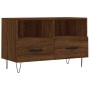 TV-Schrank aus braunem Eichensperrholz, 80 x 36 x 50 cm von vidaXL, TV-Möbel - Ref: Foro24-828971, Preis: 64,60 €, Rabatt: %