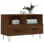 TV-Schrank aus braunem Eichensperrholz, 80 x 36 x 50 cm von vidaXL, TV-Möbel - Ref: Foro24-828971, Preis: 63,83 €, Rabatt: %