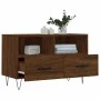 TV-Schrank aus braunem Eichensperrholz, 80 x 36 x 50 cm von vidaXL, TV-Möbel - Ref: Foro24-828971, Preis: 63,83 €, Rabatt: %