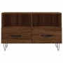 TV-Schrank aus braunem Eichensperrholz, 80 x 36 x 50 cm von vidaXL, TV-Möbel - Ref: Foro24-828971, Preis: 64,60 €, Rabatt: %