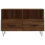 TV-Schrank aus braunem Eichensperrholz, 80 x 36 x 50 cm von vidaXL, TV-Möbel - Ref: Foro24-828971, Preis: 63,83 €, Rabatt: %