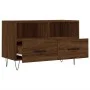 TV-Schrank aus braunem Eichensperrholz, 80 x 36 x 50 cm von vidaXL, TV-Möbel - Ref: Foro24-828971, Preis: 63,83 €, Rabatt: %
