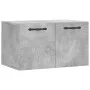 Concrete gray engineered wood wall cabinet 60x36.5x35 cm by vidaXL, Lockers and storage cabinets - Ref: Foro24-830016, Price:...