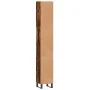 Badezimmerschrank aus geräuchertem Eichensperrholz, 30 x 30 x 190 cm von vidaXL, Badezimmerwaschtische - Ref: Foro24-831545, ...