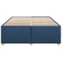 Cama sin colchón tela azul 140x190 cm
