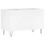 White plywood record cabinet 74.5x38x48 cm by vidaXL, CD and DVD storage - Ref: Foro24-831724, Price: 37,84 €, Discount: %