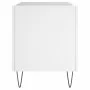 White plywood record cabinet 74.5x38x48 cm by vidaXL, CD and DVD storage - Ref: Foro24-831724, Price: 37,84 €, Discount: %
