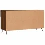 Banco zapatero madera de ingeniería marrón roble 102x35x55 cm de vidaXL, Zapateros y organizadores de calzado - Ref: Foro24-8...